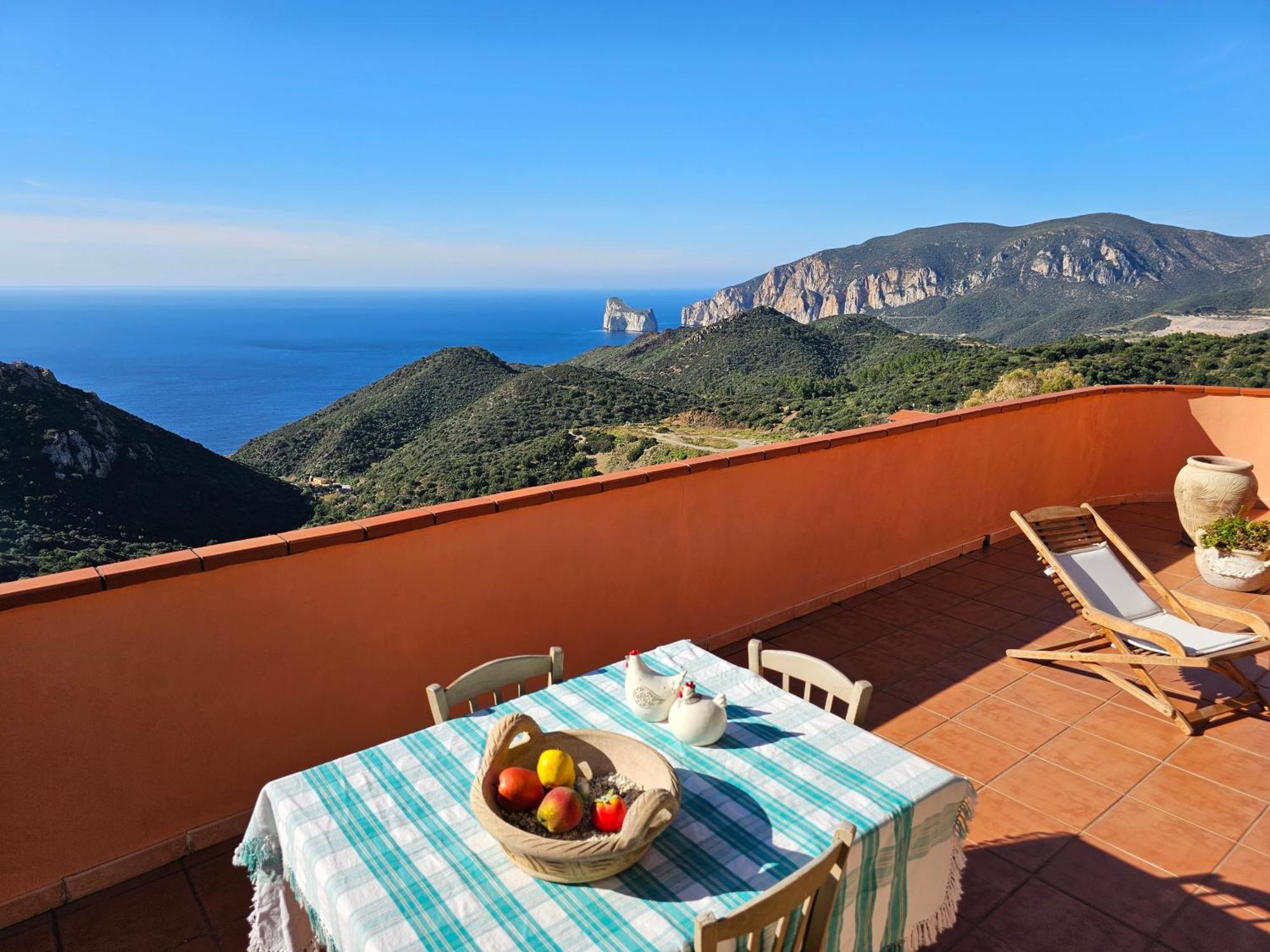 Вілла Casa Con Magnifica Vista Mare Nebida Екстер'єр фото